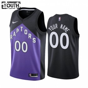 Toronto Raptors Custom 2020-21 Earned Edition Lasten Pelipaidat Swingman